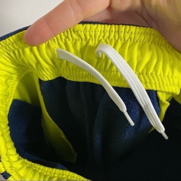 Adidas Sweatpants Blue Yellow Large Boys Kids - Picture 5 of 6